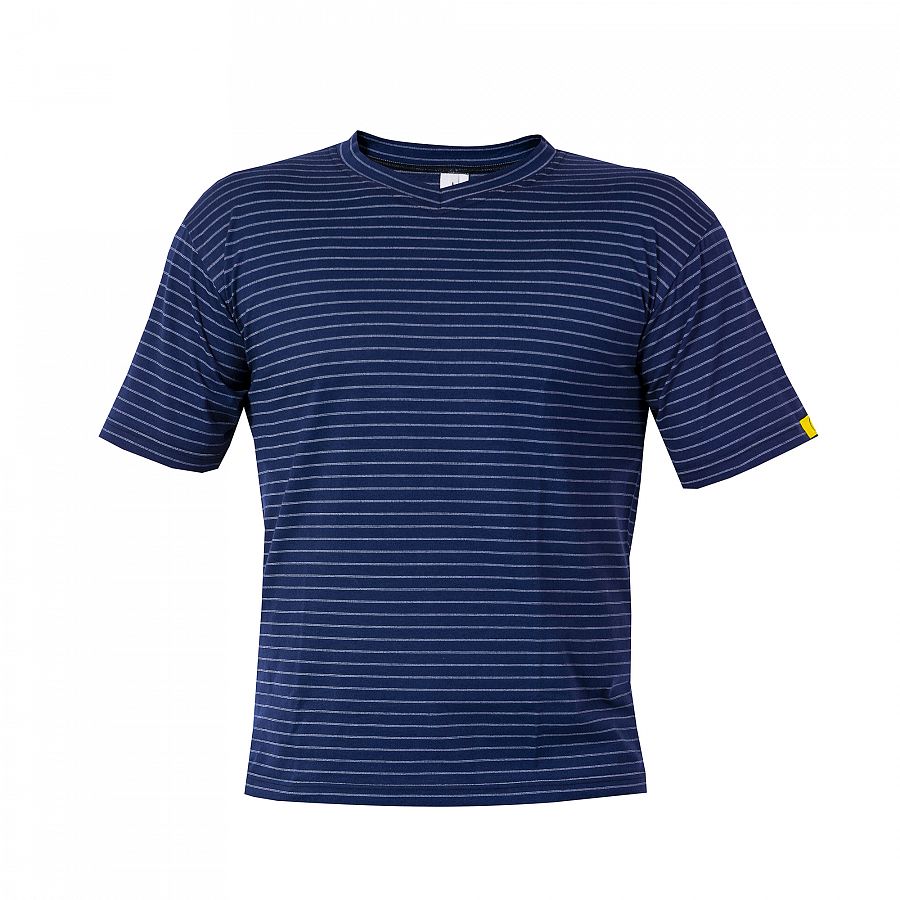 Tričko PXT Antistatic wear tm.modré kr.rukáv "V" 160 g/m2, vel. XXL - Obrázek Tričko PXT Antistatic wear tm.modré kr.rukáv "V" 160 g/m2, vel. XXL - Obrázek